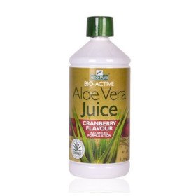 Optima Aloe Vera Juice With Cranberry Φυσικός Χυμός Αλόης Με Γεύση Cranberry 1lt
