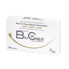Biocalpil Forte Φυσικό Συμπλήρωμα Διατροφής για τη Διατροφική Ενίσχυση των Μαλλιών, 60caps