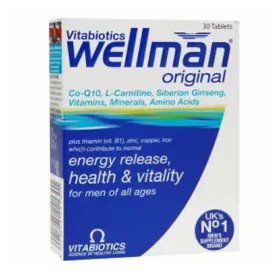 Vitabiotics Wellman Original, Πολυβιταμίνες για Άνδρες, 30tabs