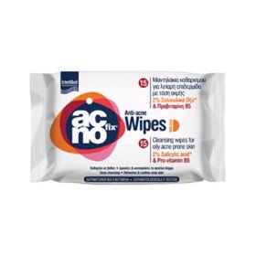 Intermed Acnofix Anti-Acne Cleansing Wipes Oily Skin 15τμχ
