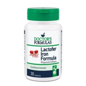 Doctor's Formulas Lactofer Iron Formula με Σίδηρο, Λακτοφερίνη, Χαλκό & Βιταμίνες, 30 tabs