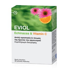 Eviol Echinacea & Vitamin C 30 μαλακές κάψουλες