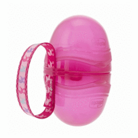 Chicco Διπλή Θήκη Πιπίλας Ροζ