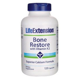 Life Extension Bone Restore + Vitamin K2 120 κάψουλες