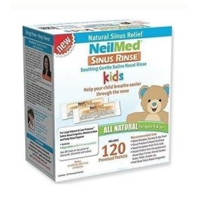 NeilMed SINUS RINSE 120 φακελάκια ρινικών πλύσεων για παιδιά 4-14 ετών