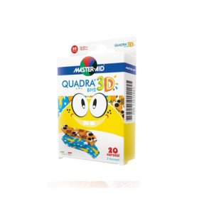 Master Aid Quadra 3D Αυτοκόλλητα Παιδικά Επιθέματα για Αγόρια 20τεμ.