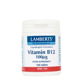 Lamberts Vitamin B12 100mcg 100tabs