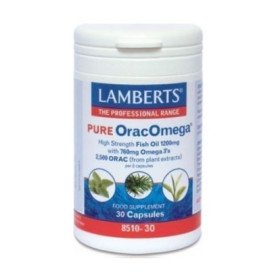 Lamberts Pure OracOmega 760mg Ωμέγα 3 Λιπαρών οξέων & Φυτικά Αντιοξειδωτικά 30caps