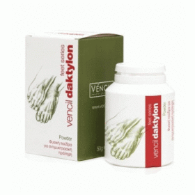 Vencil Daktylon Powder Φυσική πούδρα για αντιμυκητιασική πρόληψη με αντιφλογιστική, αποσμητική και απορροφητική δράση 50g