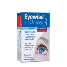 Lamberts Eyewise Omega 3 Φόρμουλα για την Καλή Υγεία των Ματιών με ιχθυέλαιο, λουτεΐνη & ζεαξανθίνη, 60 caps