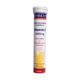 Lamberts Vitamin C 1000Mg 20 Αναβράζοντα Δισκία