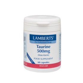 Lamberts Taurine 500mg 60caps - Ταυρίνη