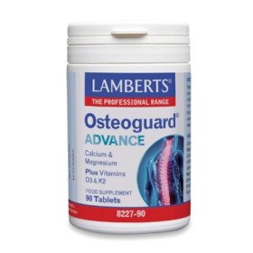 Lamberts Osteoquard Advance Φόρμουλα με Ασβέστιο, Βιταμίνη D, Μαγνήσιο και Βιταμίνη K2 Osteoguard Advance Lamberts Caps 90 Τμχ