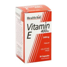 Health Aid Vitamin E 400iu Φυσική Βιταμίνη Ε Αντιοξειδωτική 30caps