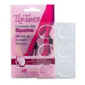 Carnation Footcare –Tip Toes για Άνεση και Ανακούφιση Μέσα στο Παπούτσι, 6 Gel Spots