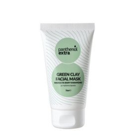 Panthenol Extra Green Clay Facial Mask 75ml (Μάσκα Προσώπου για Βαθύ Καθαρισμό με Πράσινο Άργιλο)